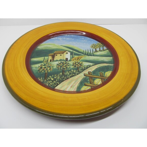 Ambiance Harvest Village 10 3/4" French Countryside Dinner Plate Read Descript - Picture 12 of 12